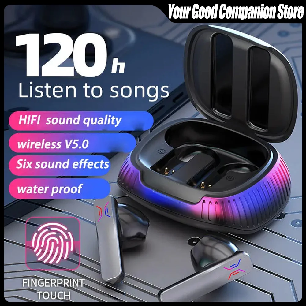 

Беспроводные наушники Bluetooth 5.0 с ИИ-функциями, шумоподавлением и переводчиком в реальном времени для путешествий, многофункциональные