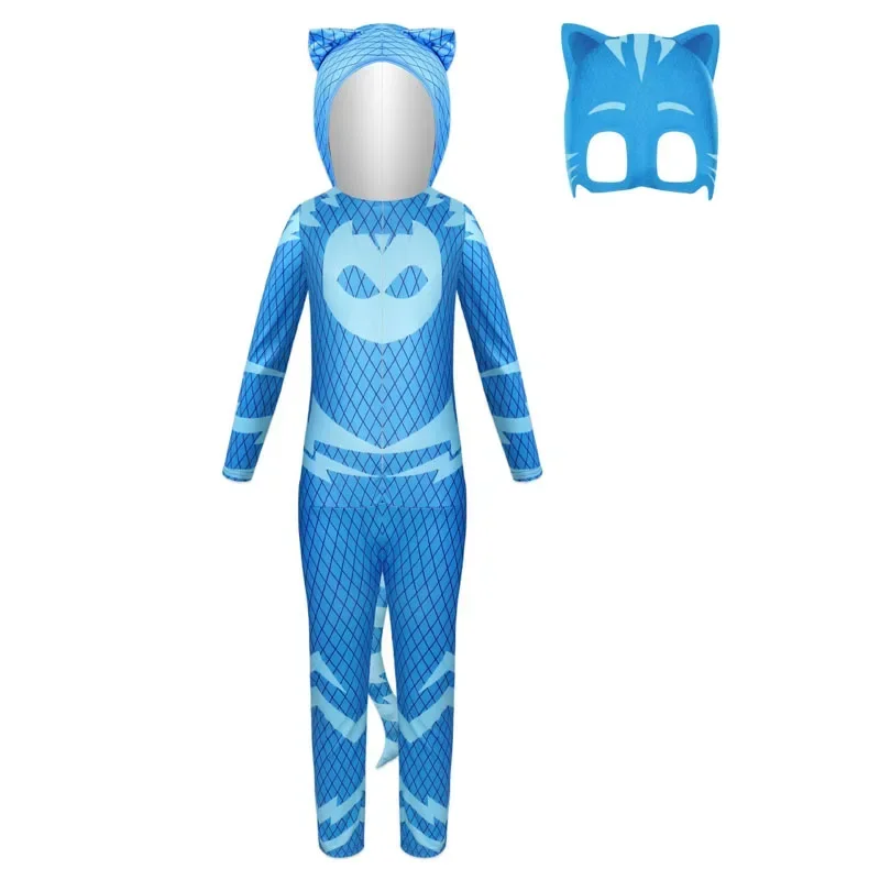 Cartoon Gemaskerde Man Product Kleine Held Owlette Meisje Baby Pj Cosplay Spel Gemaskerde Kinderen Halloween Owlette Bo