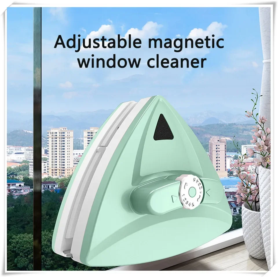 NEW Double-Sided Window Cleaner Tools Magnetic Window Wiper Home Glass Double Side Brush Window Cleaning Brush Cleaning Tools