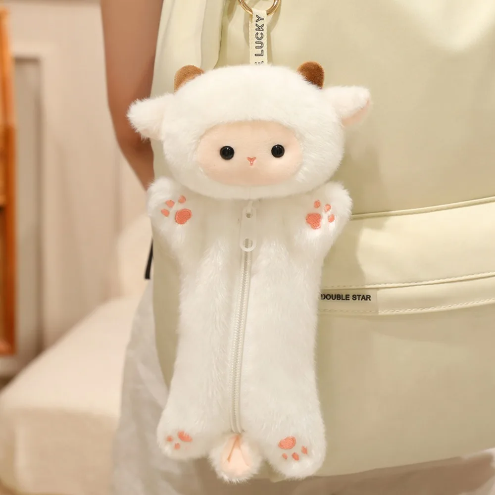 Multi Function Soft Pencil Case Animal Shaped Cartoon Cartoon Pouch Storage Bag Daily Organize