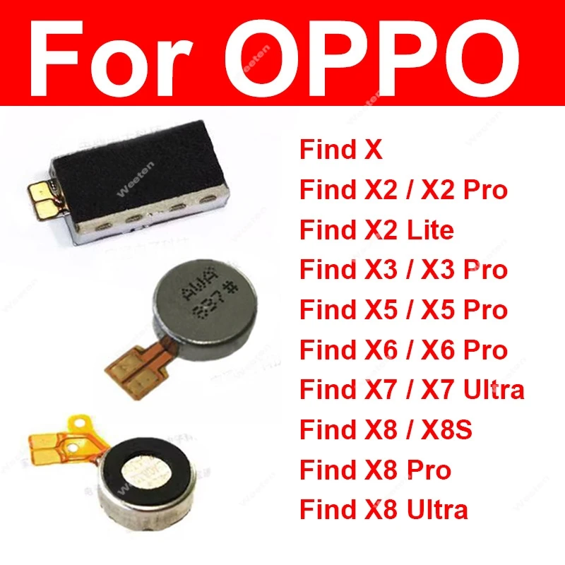 For OPPO Find X X2 X3 X5 X6 X7 X8 X8S Pro Ultra Lite Motor Vibrator Flex Cable Motor Vibration Flex Cable Parts