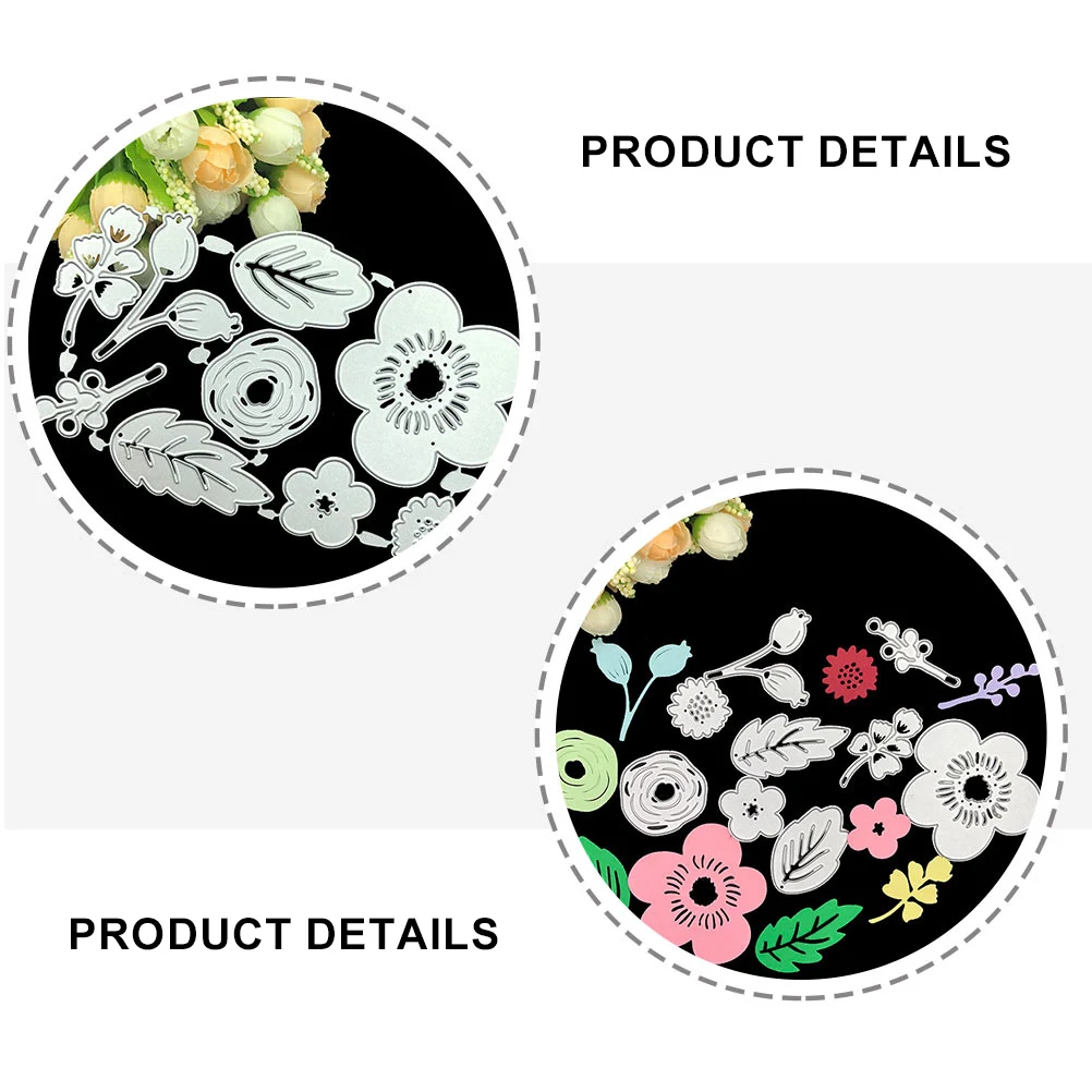 

1 set Creative Flower Embossing Knife Die Cutting Dies Metal Stencil for DIY Paper Crafts Scrapbook Decoration Cards Gift Making