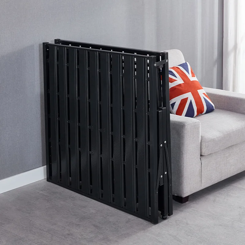 Single folding bed rental room 1.2 meters household lunch break simple bed double  steel wire bed
