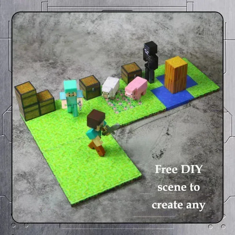 Plaque de Base magnétique variété plaques de Base Match Mine World bricolage blocs de construction magnétiques jouets pour garçons et filles enfants jouet cadeau