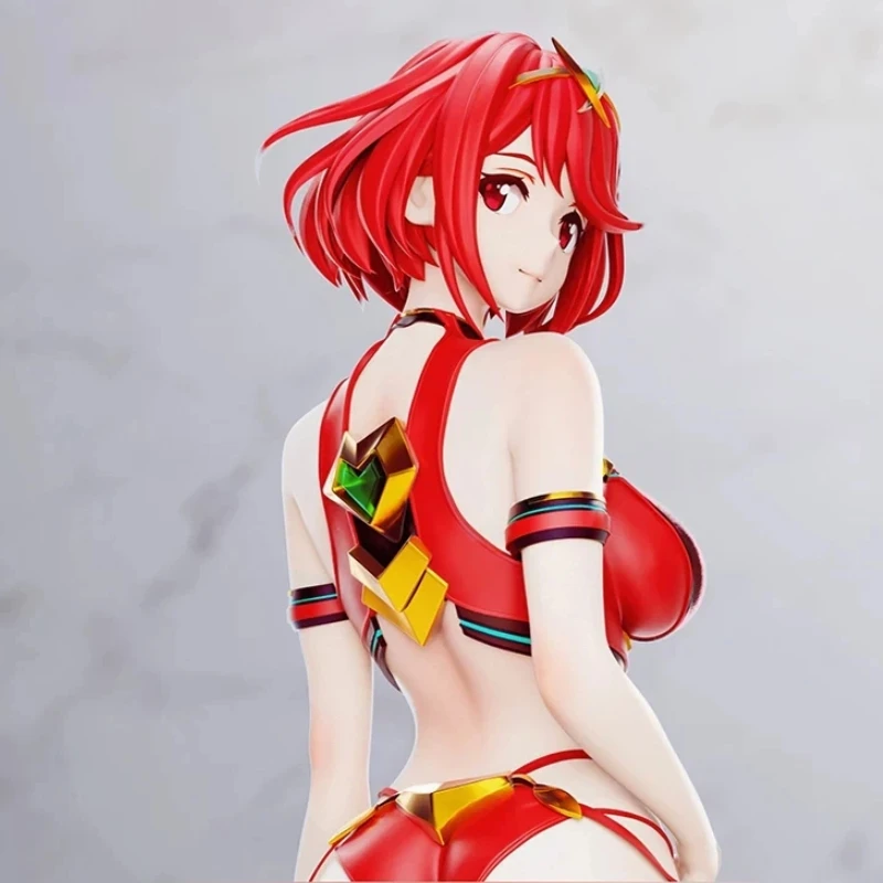 Xenoblade Chronicles PVC Figurine Pyra Mythra Swimsuit Collectible Model Cute Desktop Ornament Hobby Gift For Anime Lovers view 4