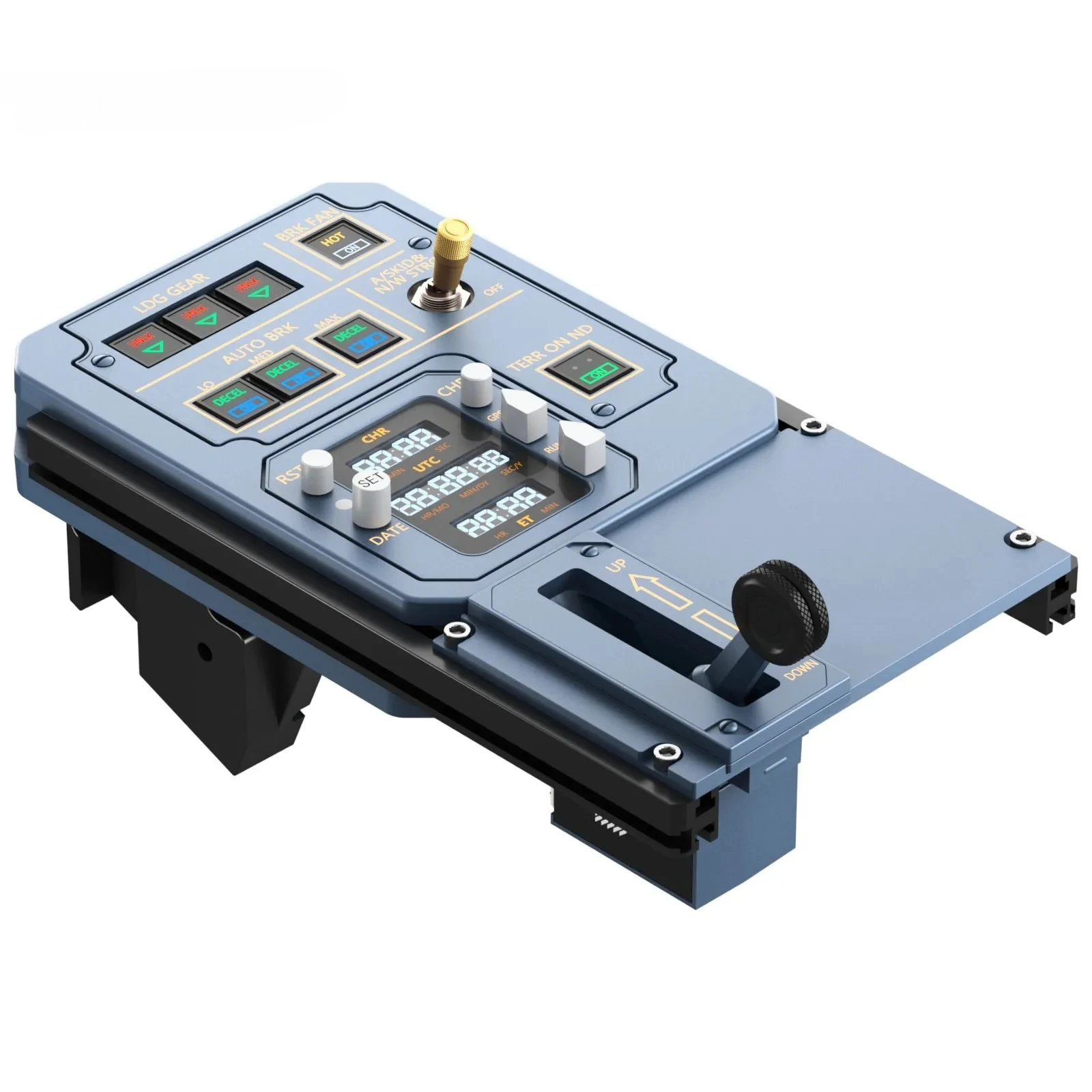 WINWING AGP Metal Flight Simulation Landing Panel Support for X-Plane MSFS Flight Game Simulators
