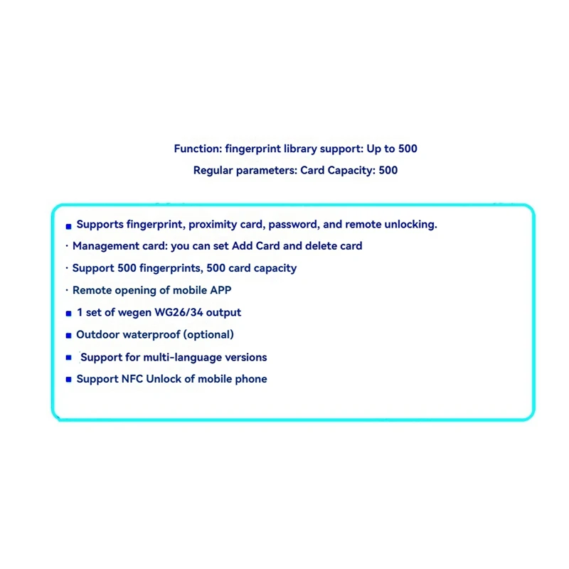 Tuya-sistema de Control de acceso RFID con huella dactilar, cerradura de puerta inteligente, abridor de puerta electrónico, teclado de dígitos biométrico para el hogar