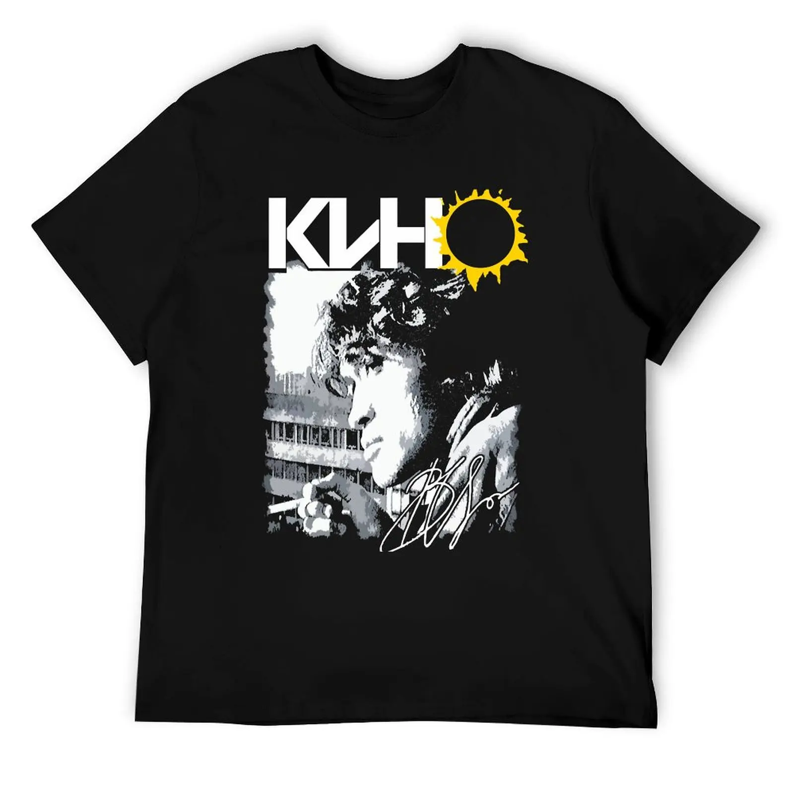 

Viktor Tsoi (Виктор Цой), KINO Rock Band Classic T-Shirt graphic t shirts for man man t shirt designer T-Shirt