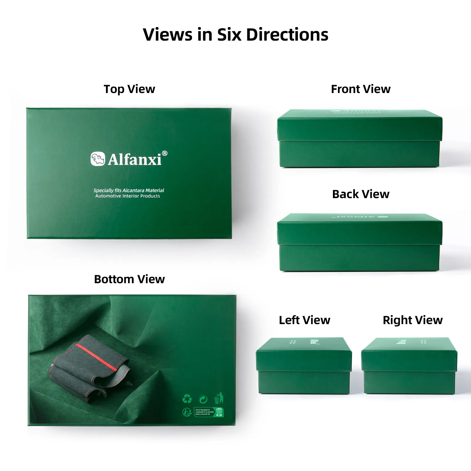 Hand Stitch Steering Wheel Cover Using Alcantara Material for Model 3 Highland 2023-2026 (Green Stripe) view 5
