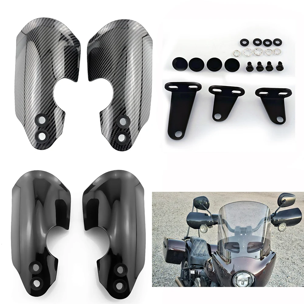 

Защитные накладки на руль для мотоциклов Harley Softail Sport Glide FLSB, Breakout FXBR, FLFB 114, Street Bob FXFB, FXFBS, Low Rider