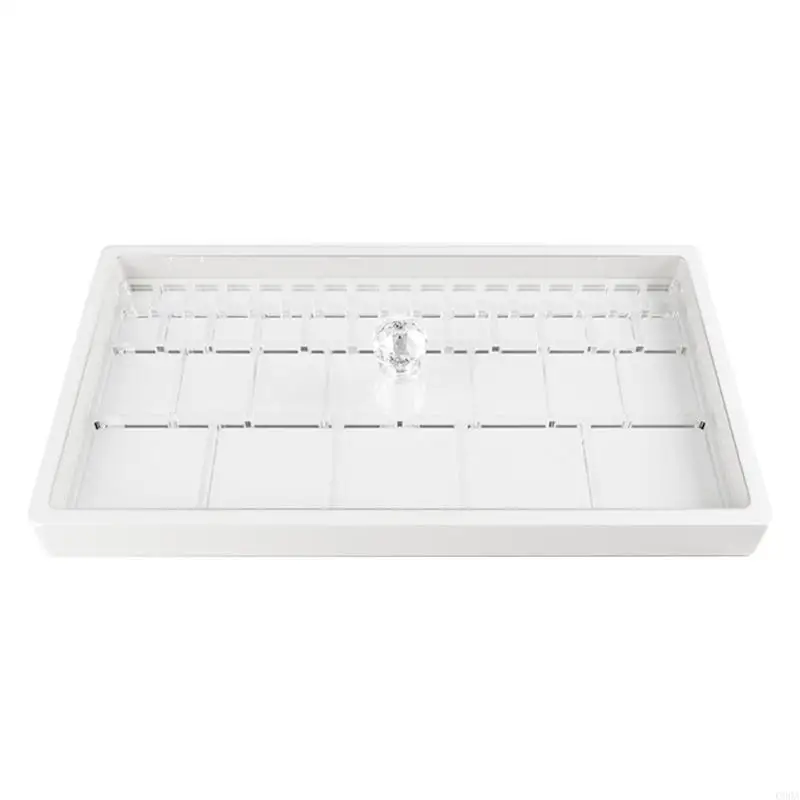 C90A Acrylic Watch Parts Dustproof Box Watch Parts Storage for Repair Enthusiasts