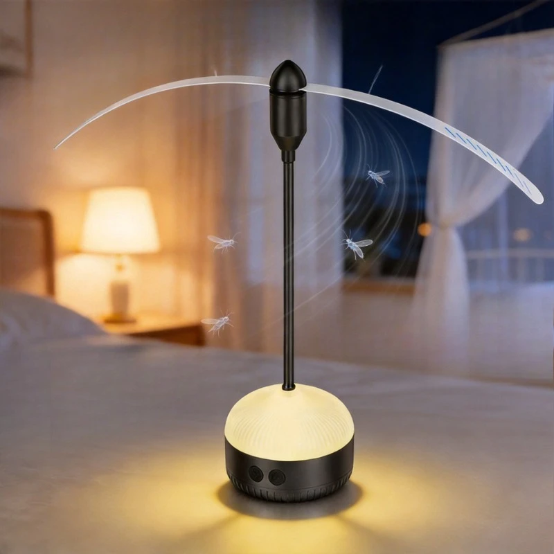Mosquito repellent fan can hang multi-functional portable household night light