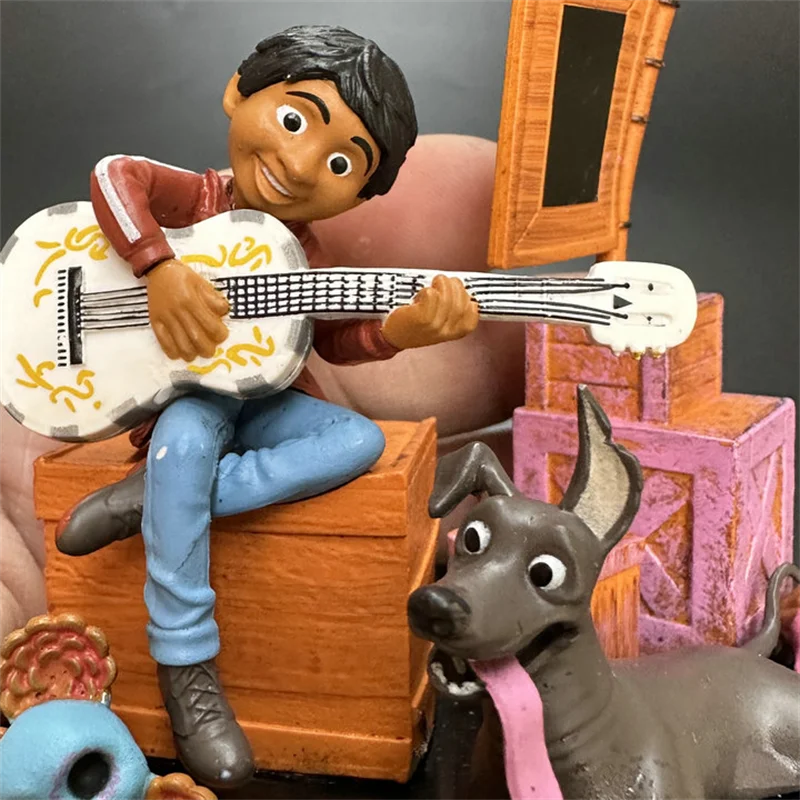 12 سنتيمتر الكرتون ميغيل ريفراس عمل الشكل دمية مع جيتا الاطفال مجموعة دانتي لعبة #4