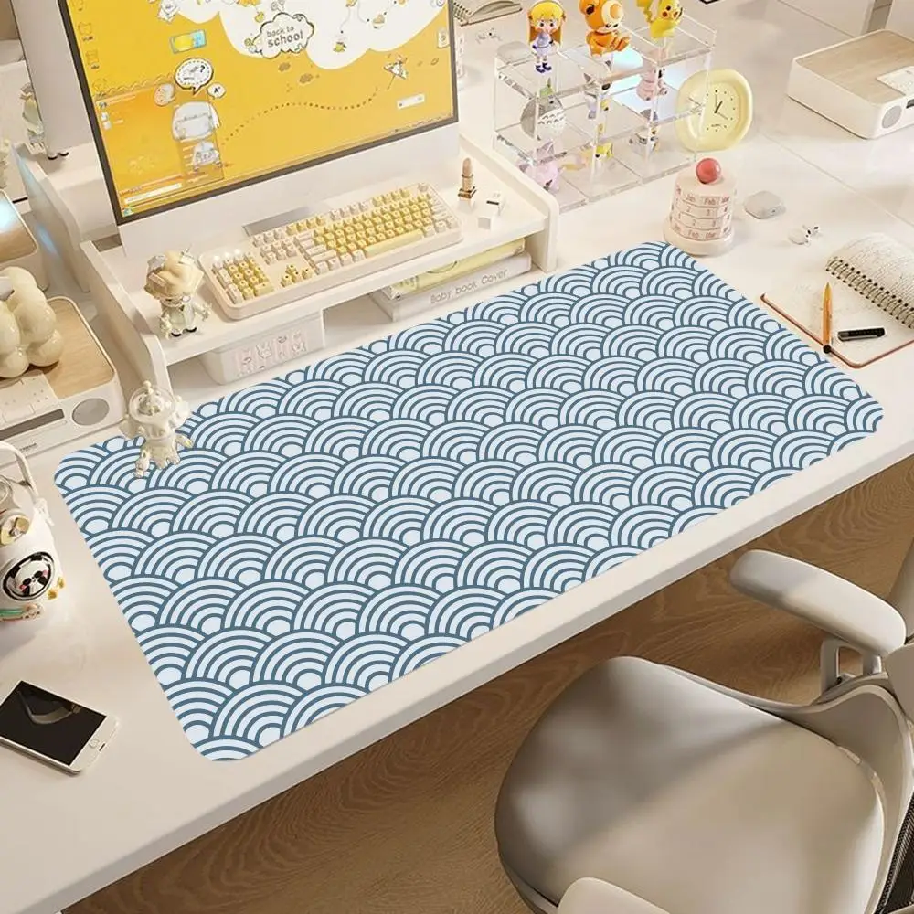 Moda portátil mouse pad acessórios de jogos mousepad tapete de mesa de borracha computador grande deskmat gamer escritório mouse tapete