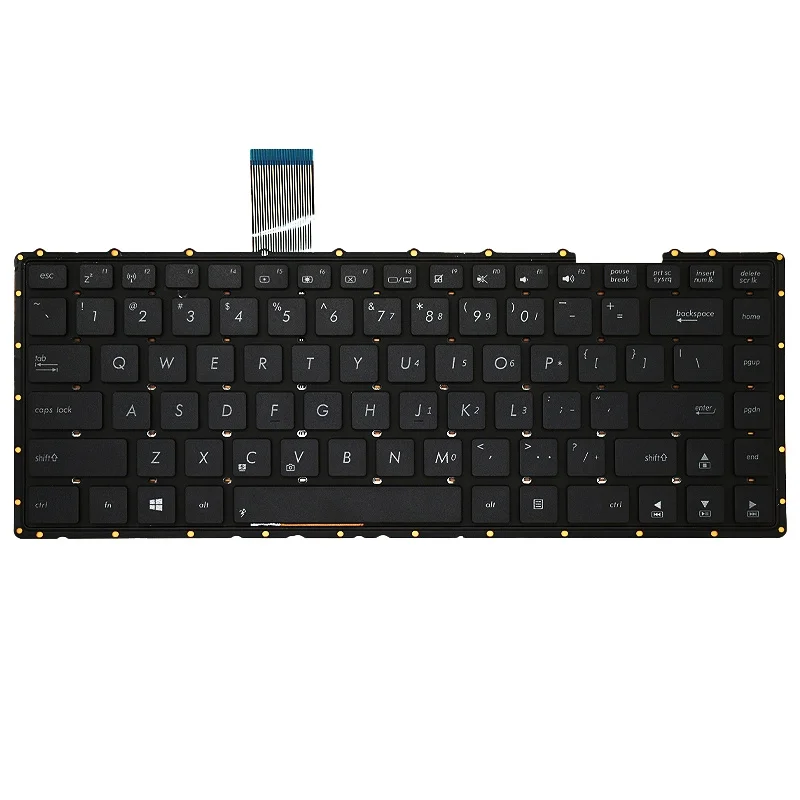 Nuevo teclado de repuesto para ordenador portátil, Compatible con Asus X401, X401E, X401A, X401U, F401A, F401U, F401E