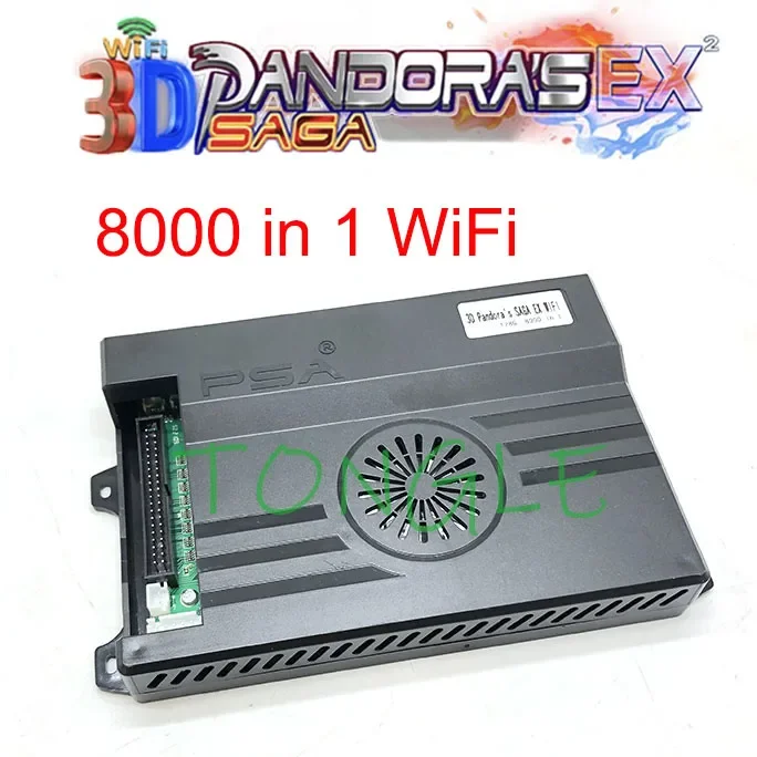 Pandora-3D Saga EX Box 14, 5200, 6800, 8000 in 1, WiFi Game Board, 32G, 64G, 128G, TF Memory, HD Video Player for HDMI, VGA, LCD