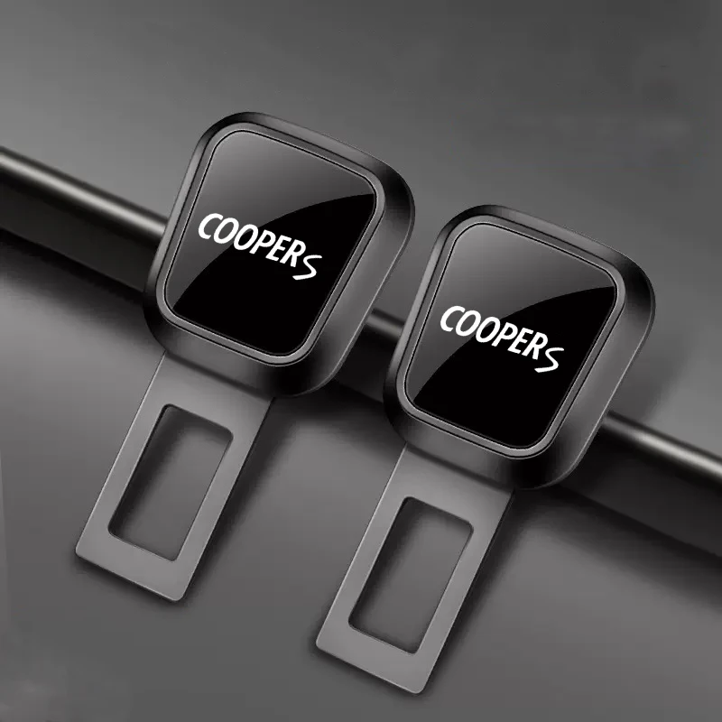 ل Mini Coopers R56 R50 R51 مع ملحقات الشعار حزام أمان السيارة تمديد المكونات مشبك حزام الأمان كليب قابل للتعديل موسع