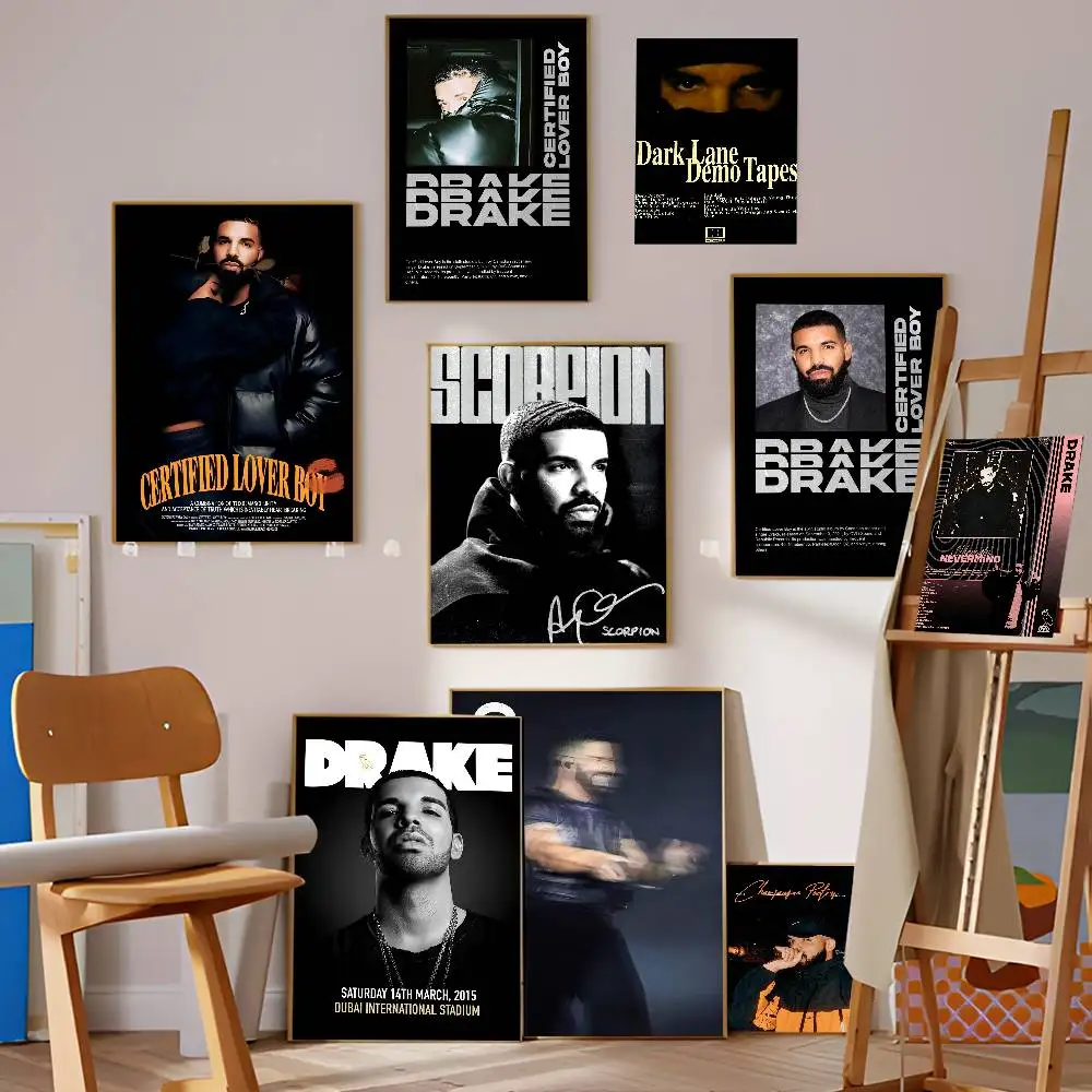 D-Drake Rapper Classic Movie Posters HD Quality Poster Wall Art Painting Study Nordic Home Decor