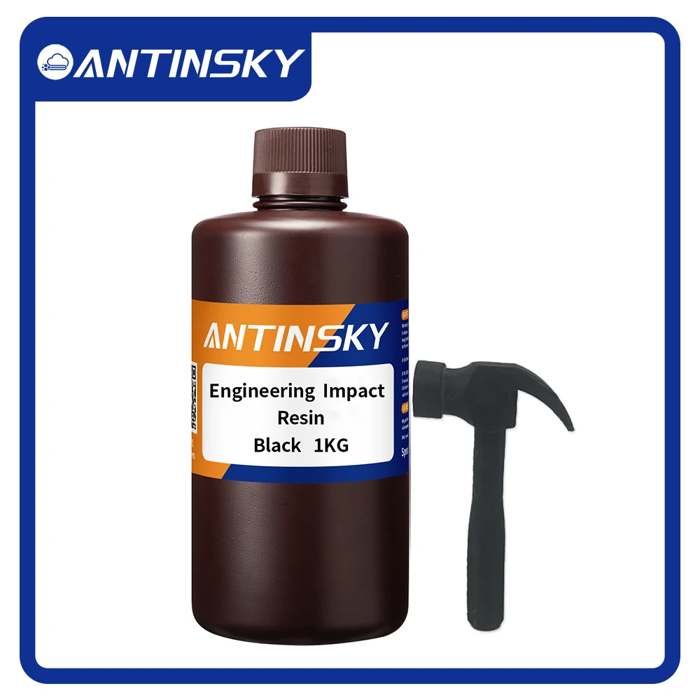 

Ударопрочная смола Antinsky Engineering для 3D-принтеров DLP LCD, 405 нм, 1 кг, высокая прочность и ударопрочность