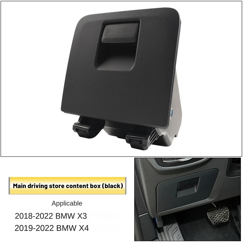 

Drive Side Dashboard Storage Box Slot For -BMW G01 X3 F97 2018-2022 G02 X4 F98 51456817892 Glove Case Handle Cover Kit