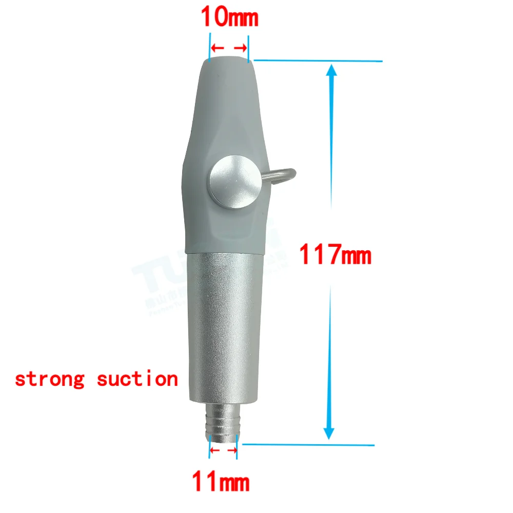 치과용 약한 강한 흡입 핸들, 오토클레이브 치과 의자 유닛, 예비 부품, 침 이젝터 흡입 밸브 팁 어댑터, 1 개