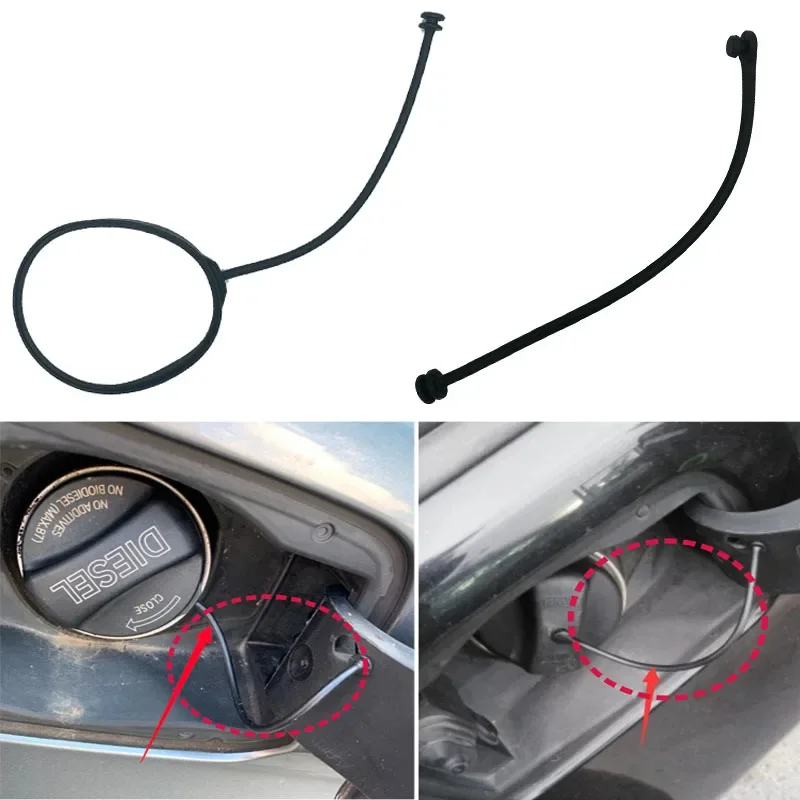 Universal Automobile Fuel Tank Cap Cover Line Cable Rope Ring For BMW F01 F10 F15 F20 F25 F30 F34 E46 E60 E70 E84 E90 X1 X3 X5