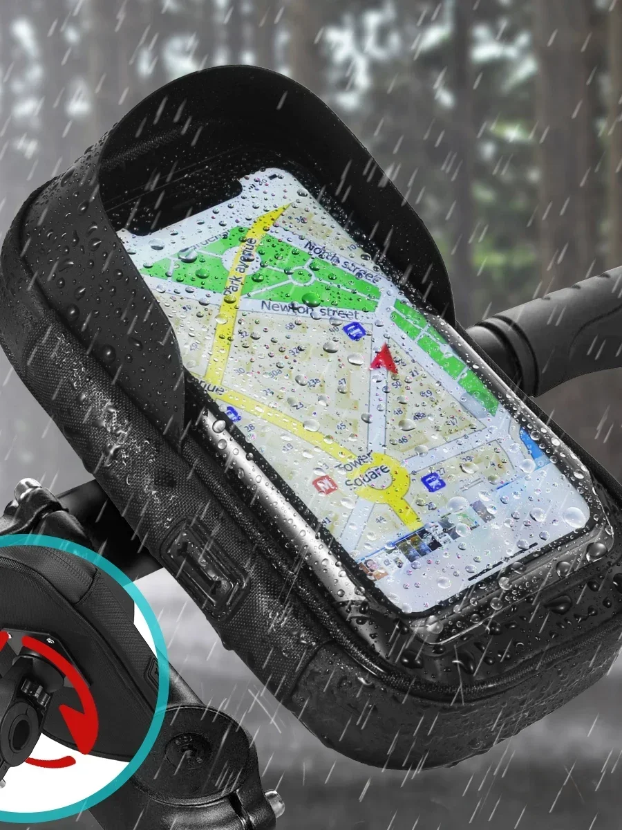 AliExpress VIKEFON Bicycle Motorcycle GPS Navigation Holder Waterproof Multi-function Mobile Phone Bracket Card Pack Bike Motorcycle Accessories