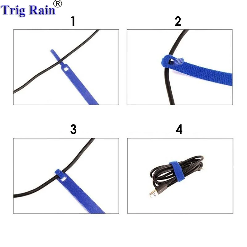 بكرة اللفاف لإدارة الكابلات ، العلاقات الأسلاك السحرية ، منظم الكابلات ، حامل علامة ، الشريط ، الأشرطة الرصاص للكمبيوتر ، 10 قطعة