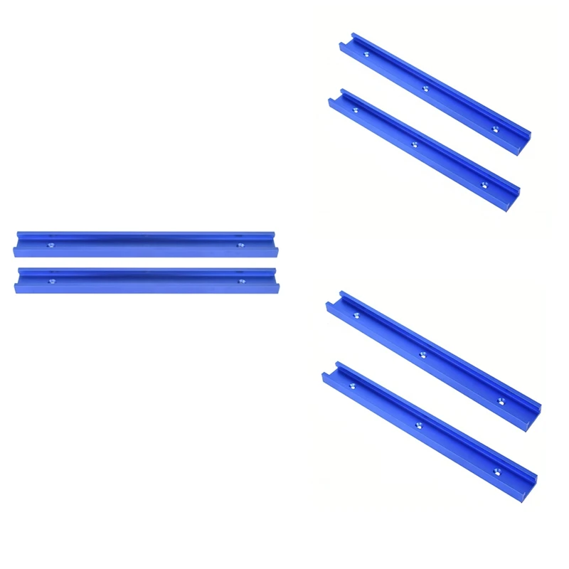 

2Pcs 30 Type T-Track T-Slot Miter Track Jig Fixture Slot Connector Woodworking Chute Rail Carpentry Tools, Fine Workmanship 30Cm