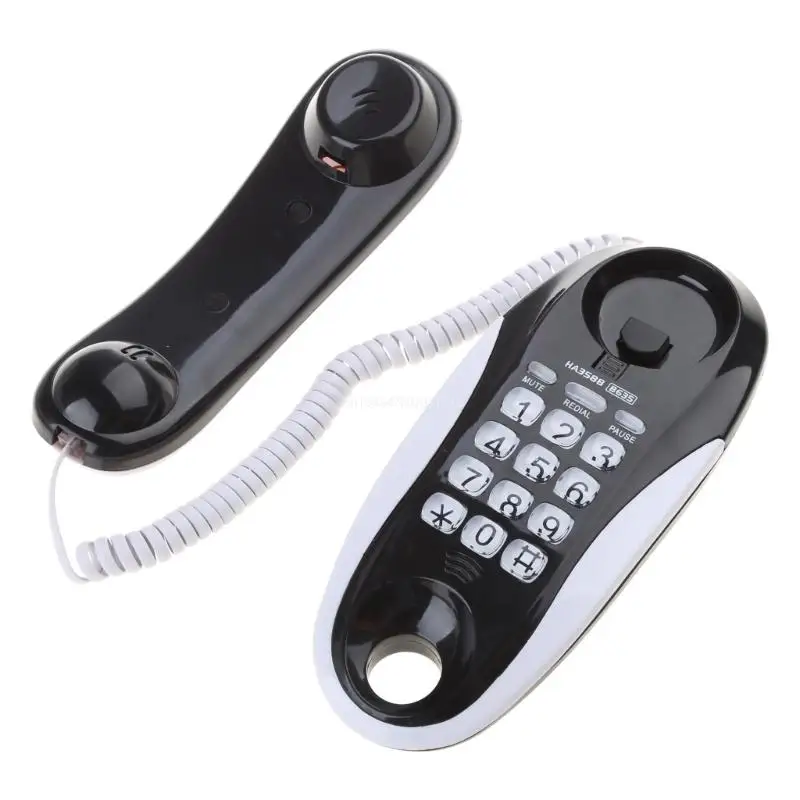 Wall Mountable Corded Telephone Desktop House Phone Seniors Caller Big Button Integrated Telephone for Home Office DropShipping