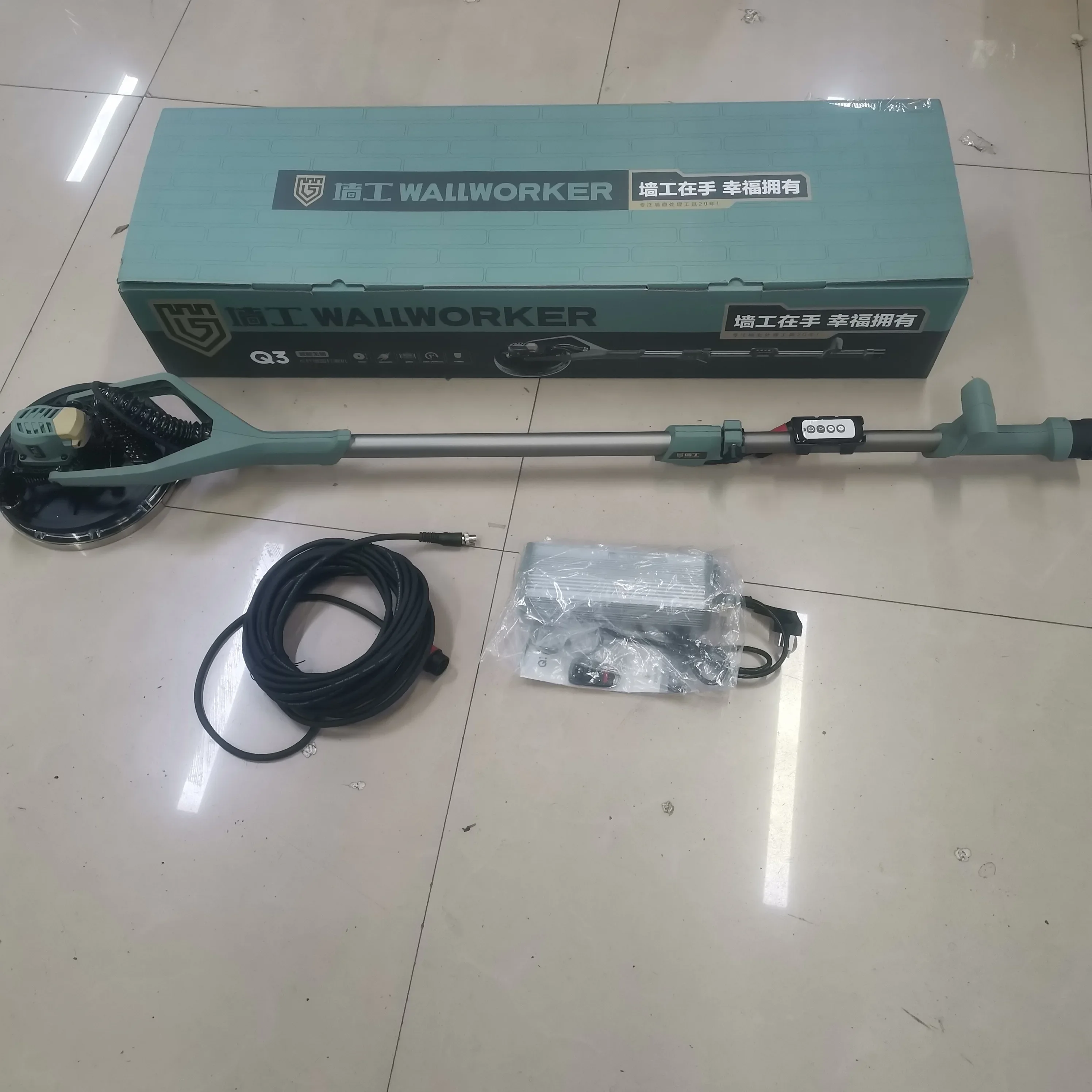 Dust-free Brushless Putty Sanding Machine Super Lightweight Wall Ceiling Polishing Machine with LED Light