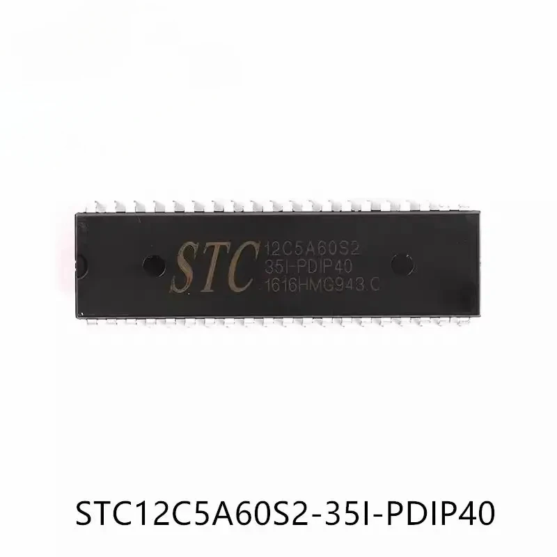 STC STC12C5A60S2-35I-PDIP40 STC12C5A60S2 35I PDIP40 12C5A60S2 Многопоследовательный однокристальный микрокомпьютер 8051 ISP EEPROM