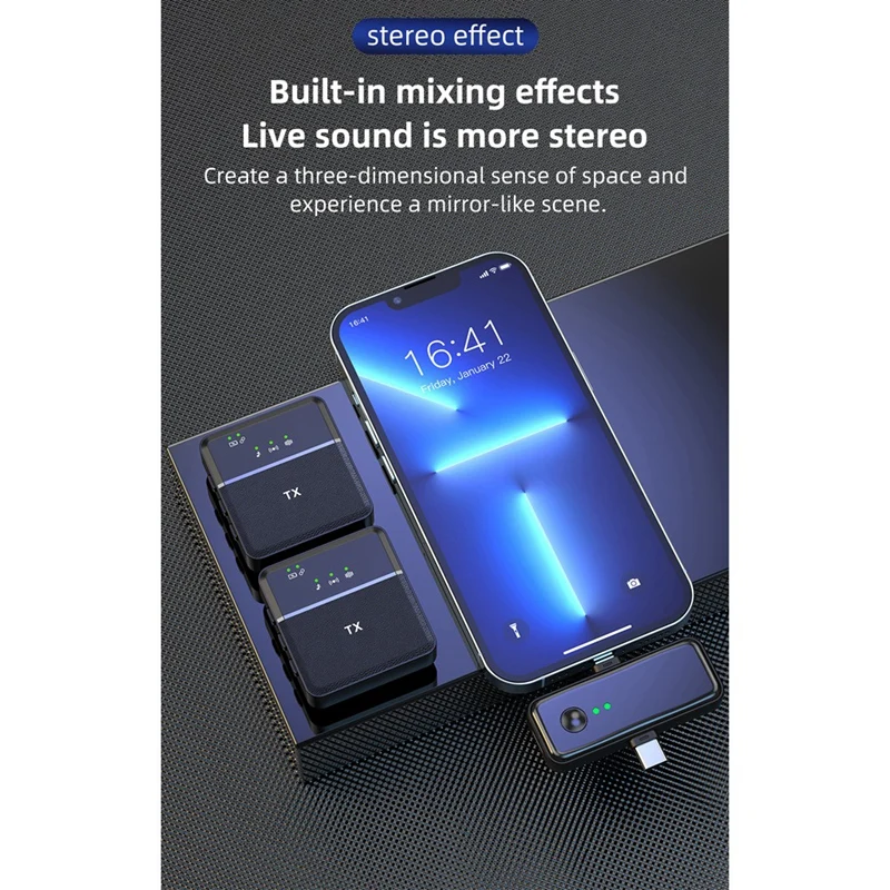 SX31 Wireless Microphone For Camera Interview Live Recording For Phone Computer Sound Cards Voice Recorders