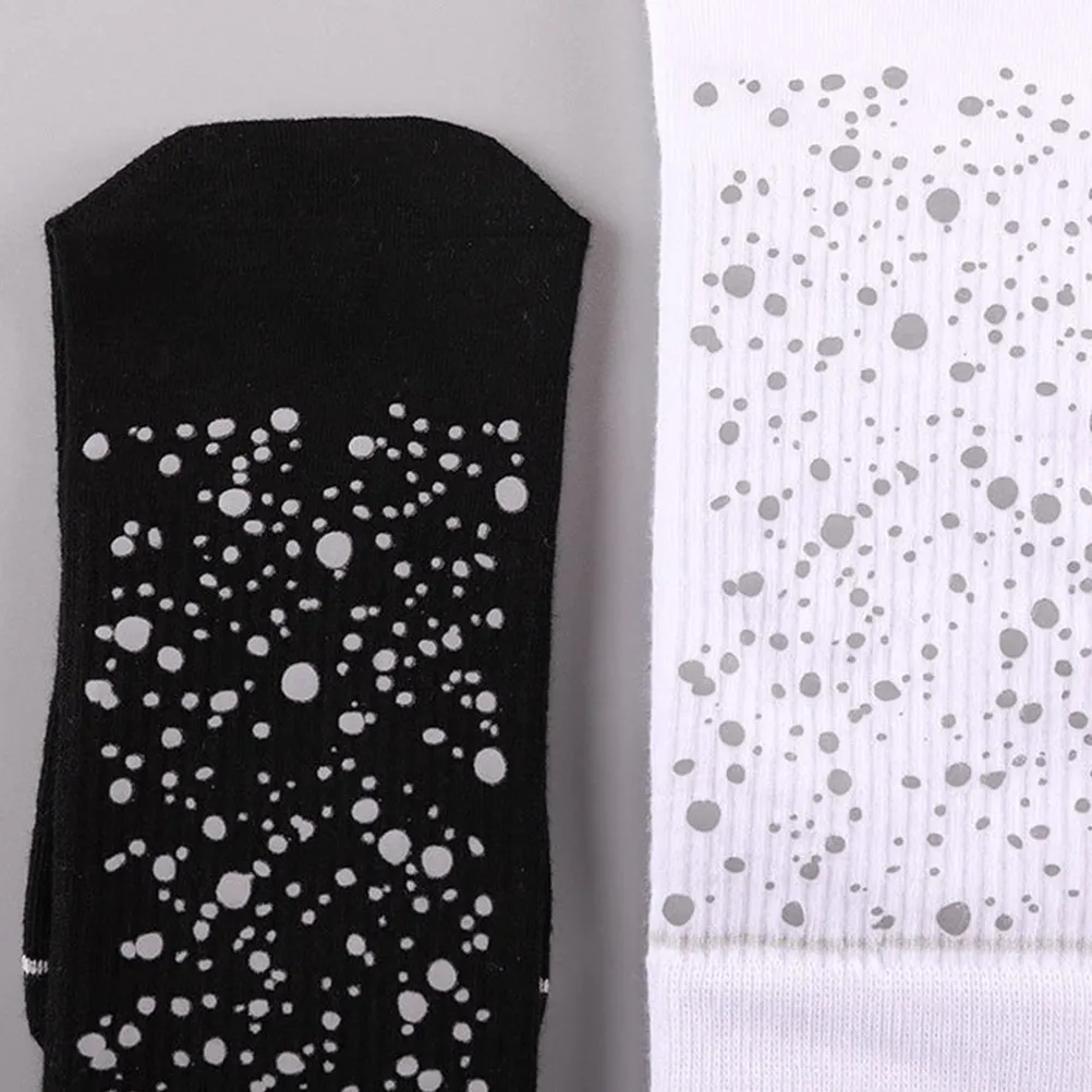 

1Pair Reflective Socks Soft Skin-Friendly Cotton Elastic Nightclub Sports Luminous Stockings for Men Women