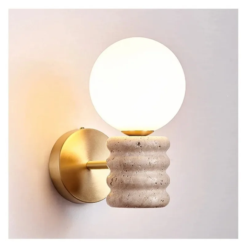 modern-simple-natural-yellow-cave-stone-wall-lamp-vintage-wabi-sabi-bedside-living-room-corridor-hotel-lobby-bedroom-lights
