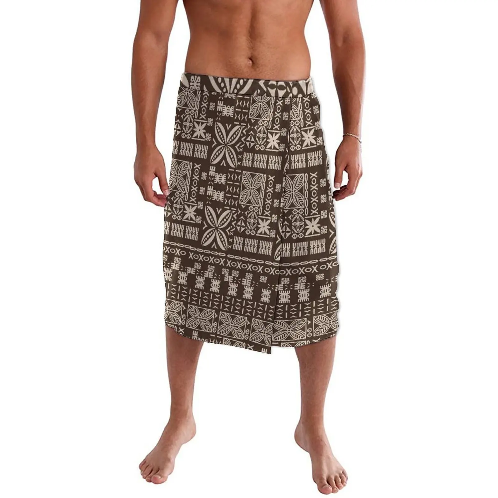 Samoa Club Asian Art Clothing Unisex Beach Apron Polynesian Skirt Vintage Tattoo Custom Printed