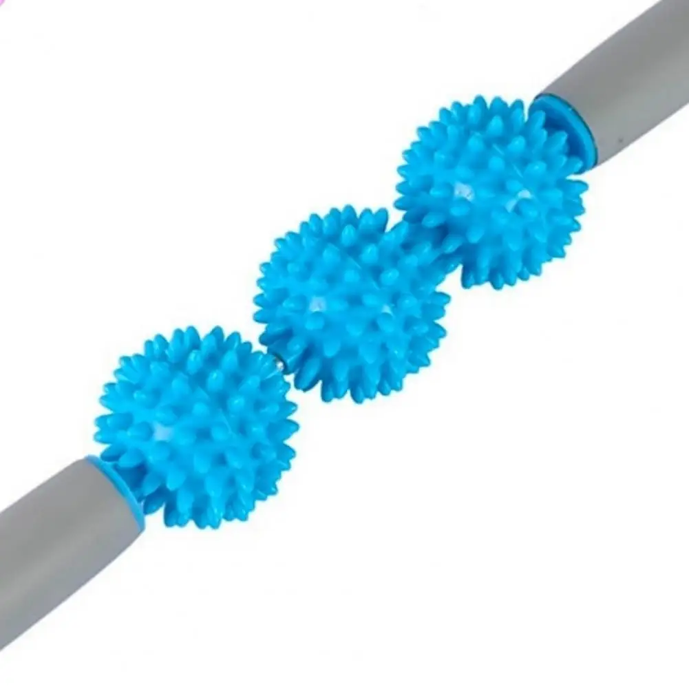 Muscle Roller Stick Massage Roller Stick with 3/5 Spiky Balls Tissue Fascia Massager Cellulite Muscle Relief Tool for Neck Leg