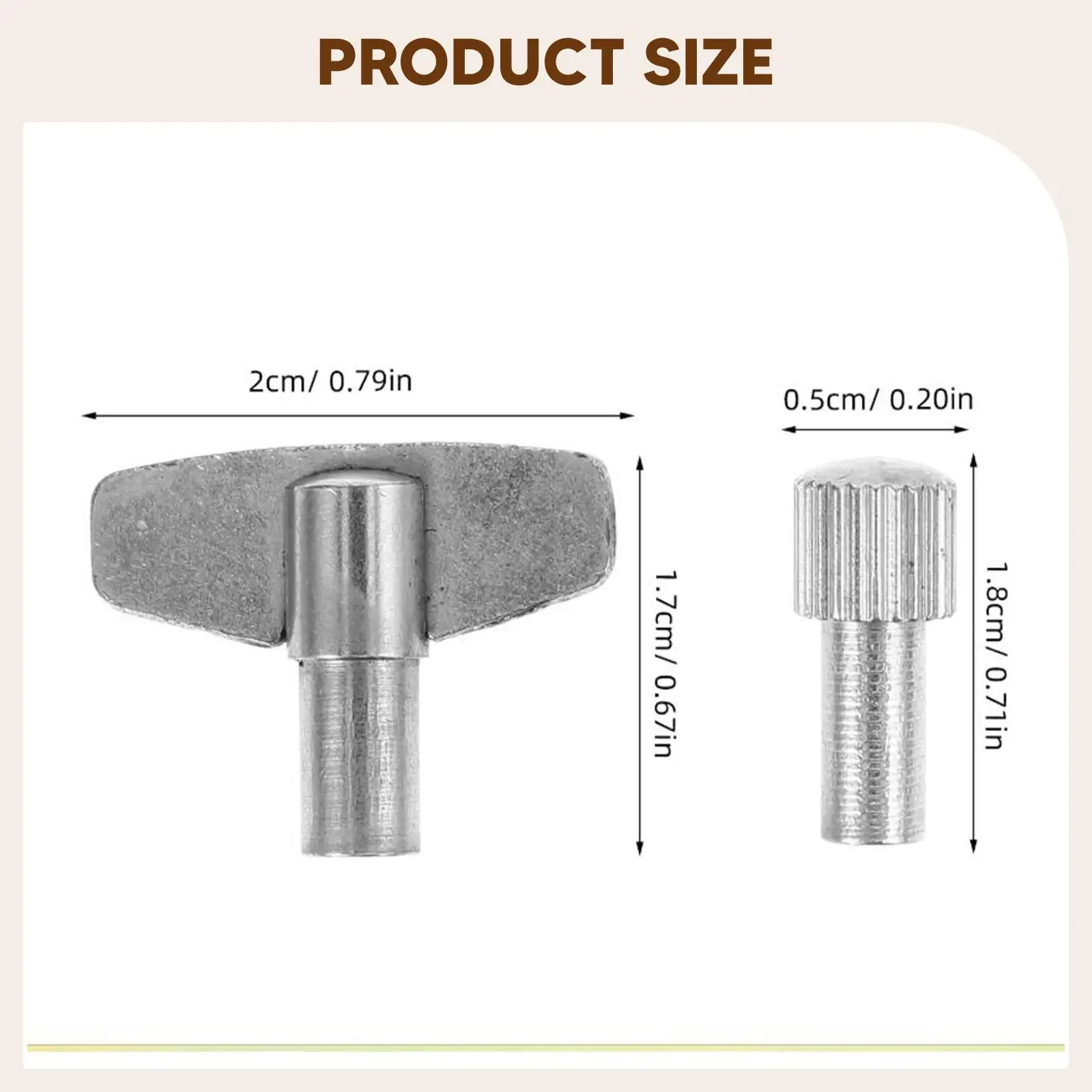Alarm Clock Winding Key Durable Iron Mechanical Crank Winder Portable Tool for Home Improvement and Repair