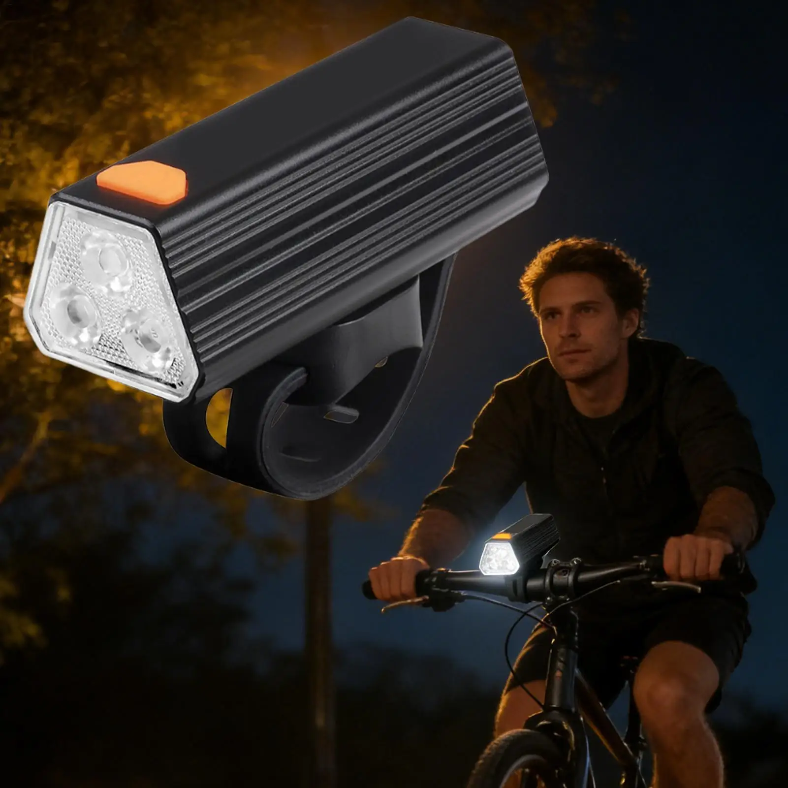 

Road Bike Light Handlebar Lamp For Scooter Bike Waterproof Light For Commuting Mountain Highway Offroad Neighborhood Outdoor