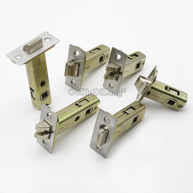 

European Narrow Mortise Door Lock Cylinder Anti-theft Lock Tongue Door Lock Repair Parts Center Distance 35/40/45/50mm/60mm/70mm