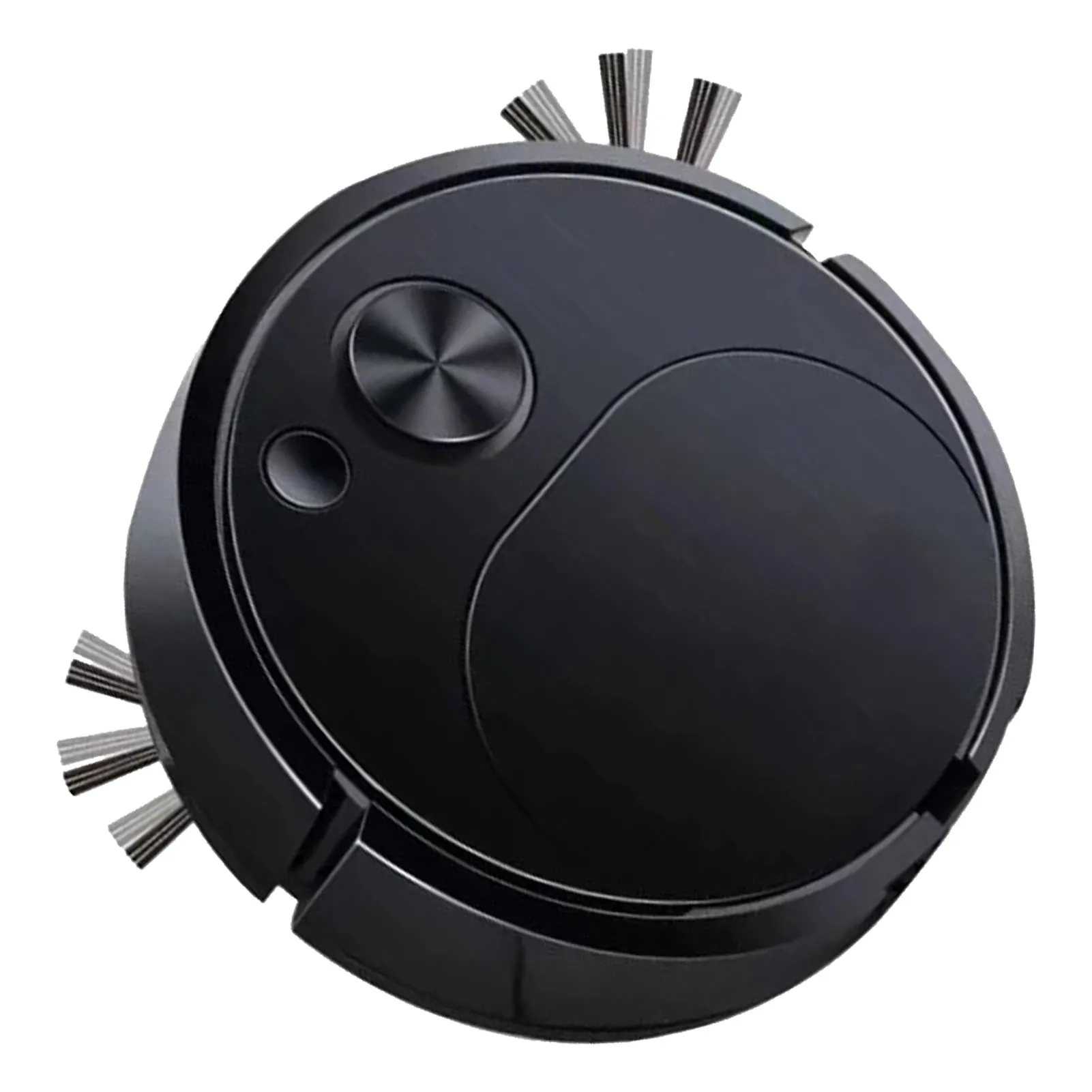 掃除ロボット ブラック 効率的 低騒音 充電式 コンパクト 多機能 自動掃除機 オフィス用モップ