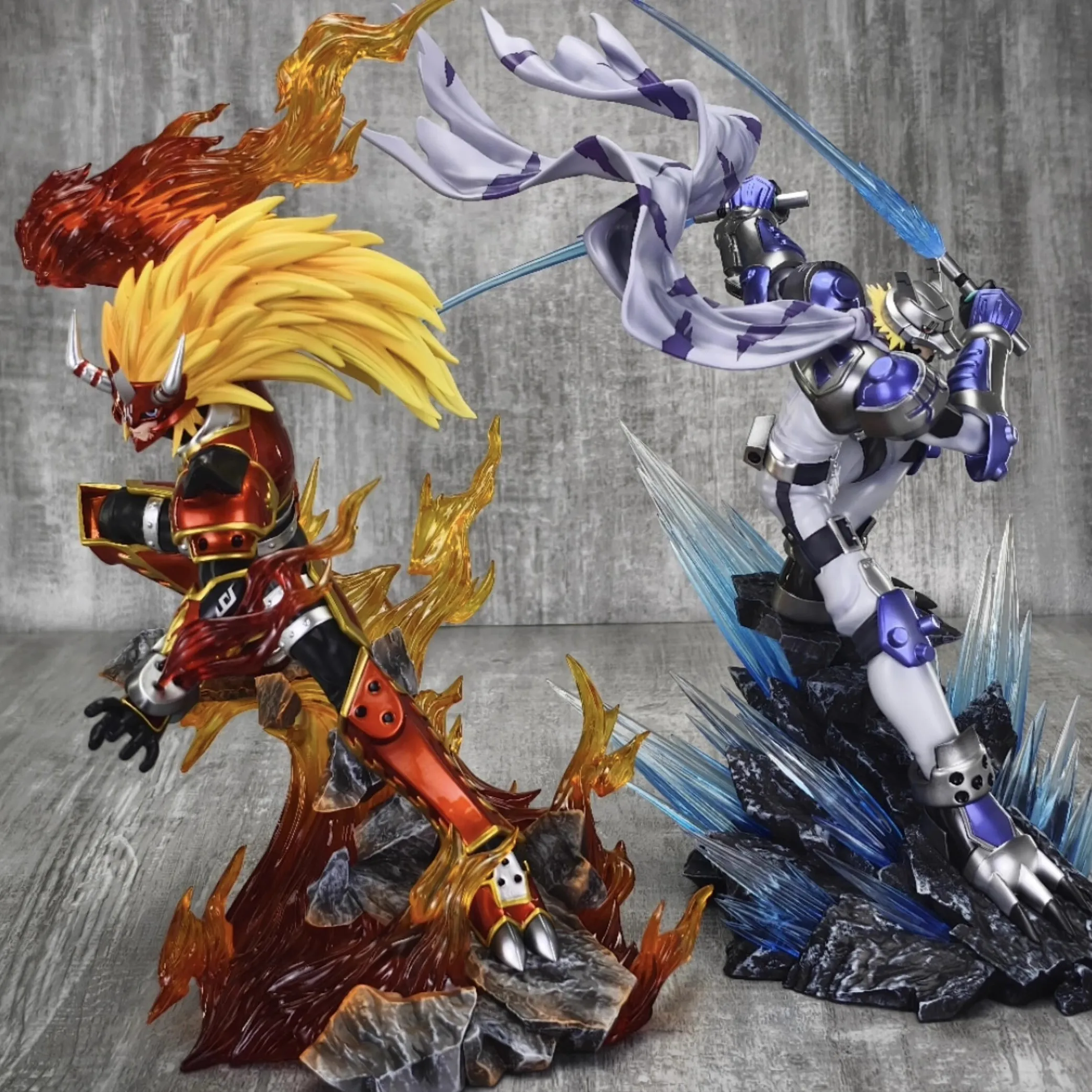 

26cm Digimon Zombie Car Fire Beast Doll Figure Animation Peripheral Ornaments The Fighter Of Fire Model Toy Festival Gift