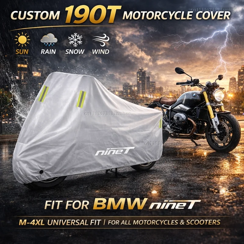 

For BMW R nineT RnineT Nine T Pure Scrambler Urban G/S 2014-2022 2015 Outdoor Motorcycle Cover Waterproof Rain Dust Sun Cover