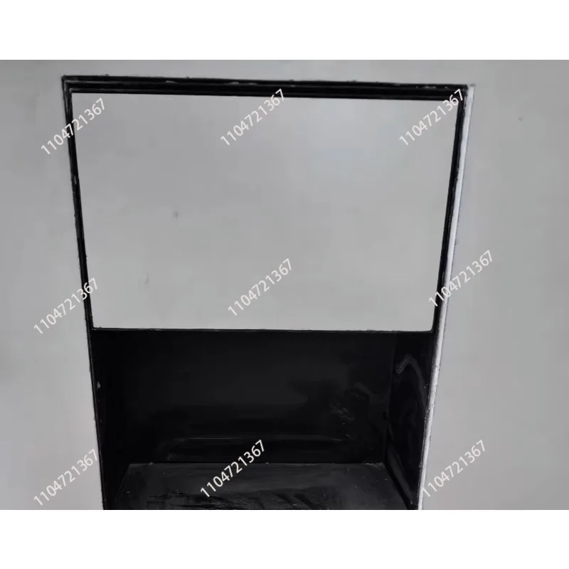 Upgraded minimalist bathroom with hidden flip cover trash can and embedded tissue box integrated design