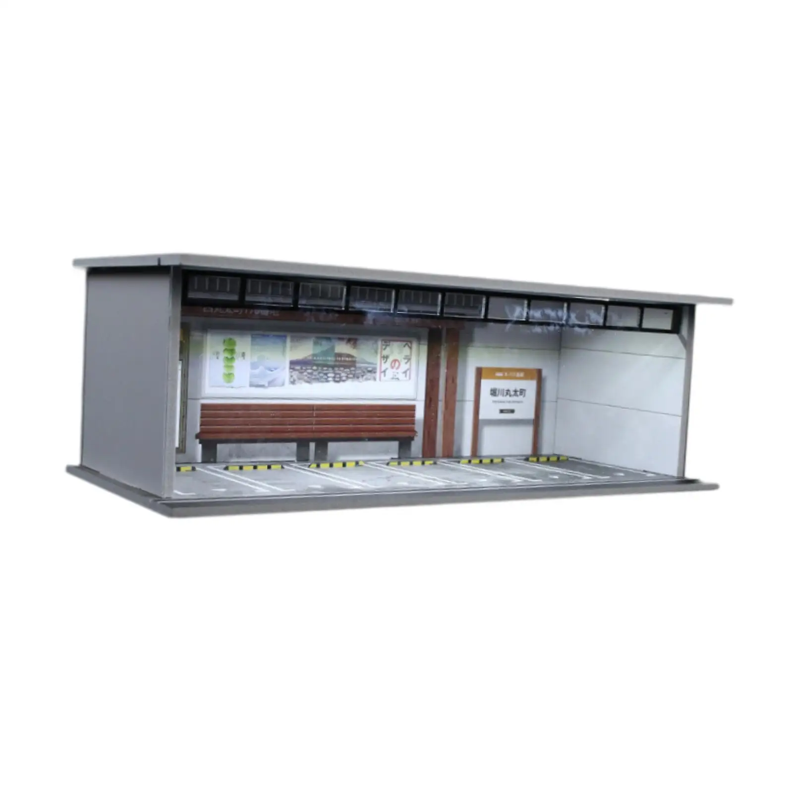 

1/64 Diorama Car Display Case Mini Model Car Storage Box Acrylic Showcase