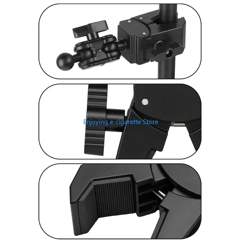 13–47 mm Rohrklemmen-Montagesockel mit handfestem Knopf für runde Stützen Y4QF – Detail 5