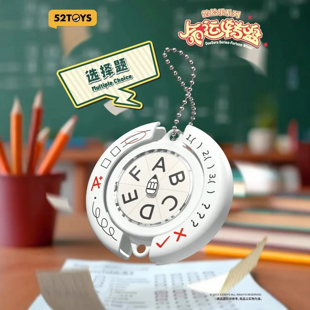 Autentico Queshile Daily Fate Roulette Surprise Trendy Blind Box Wheel Game Figure da collezione Giocattoli Portachiavi Regali