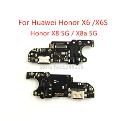 1pcs USB Charging Port Charger For Huawei Honor X6 Honor X6s Huawei Honor X8 5G Honor X8a 5G Base Connector Replace Part