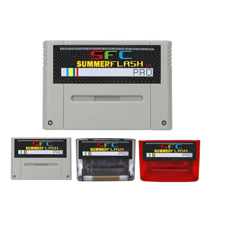 FLASH ESTATE SUPER 2500 IN 1 PLUS con memoria chip scheda 8G per console di gioco SNES Versioni giapponesi e europee
