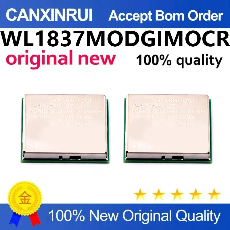 （5pcs-100pcs）Brand new original WL1837MODGIMIRCR QFM100 WL18MODGI RF transceiver module